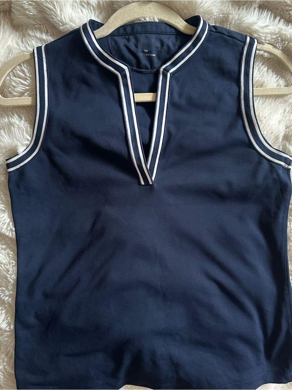 Tory Burch Sleeveless Tank Top Navy Size XS - Picture 13 of 13